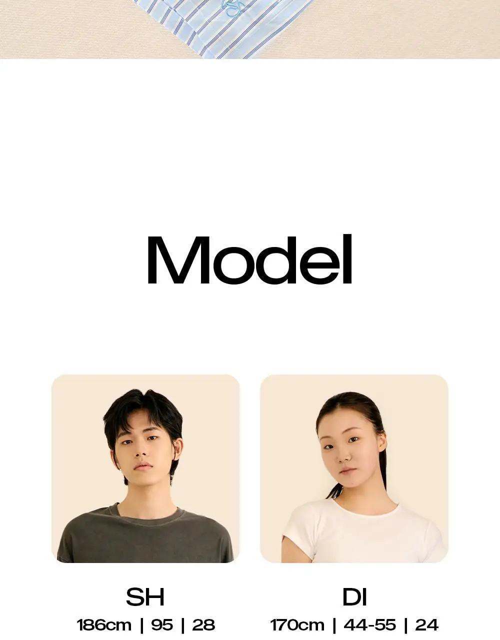 [류혜영 PICK] 마른파이브 코튼 스트라이프 버뮤다 파자마 팬츠 3colors (F/L, XL) 상세페이지 24